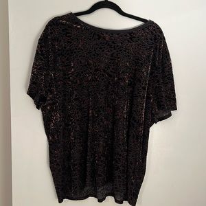 We the free crushed velvet top size medium